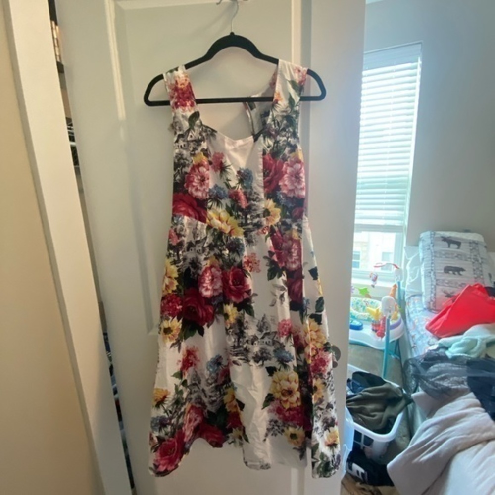 Anthropologie floral dress